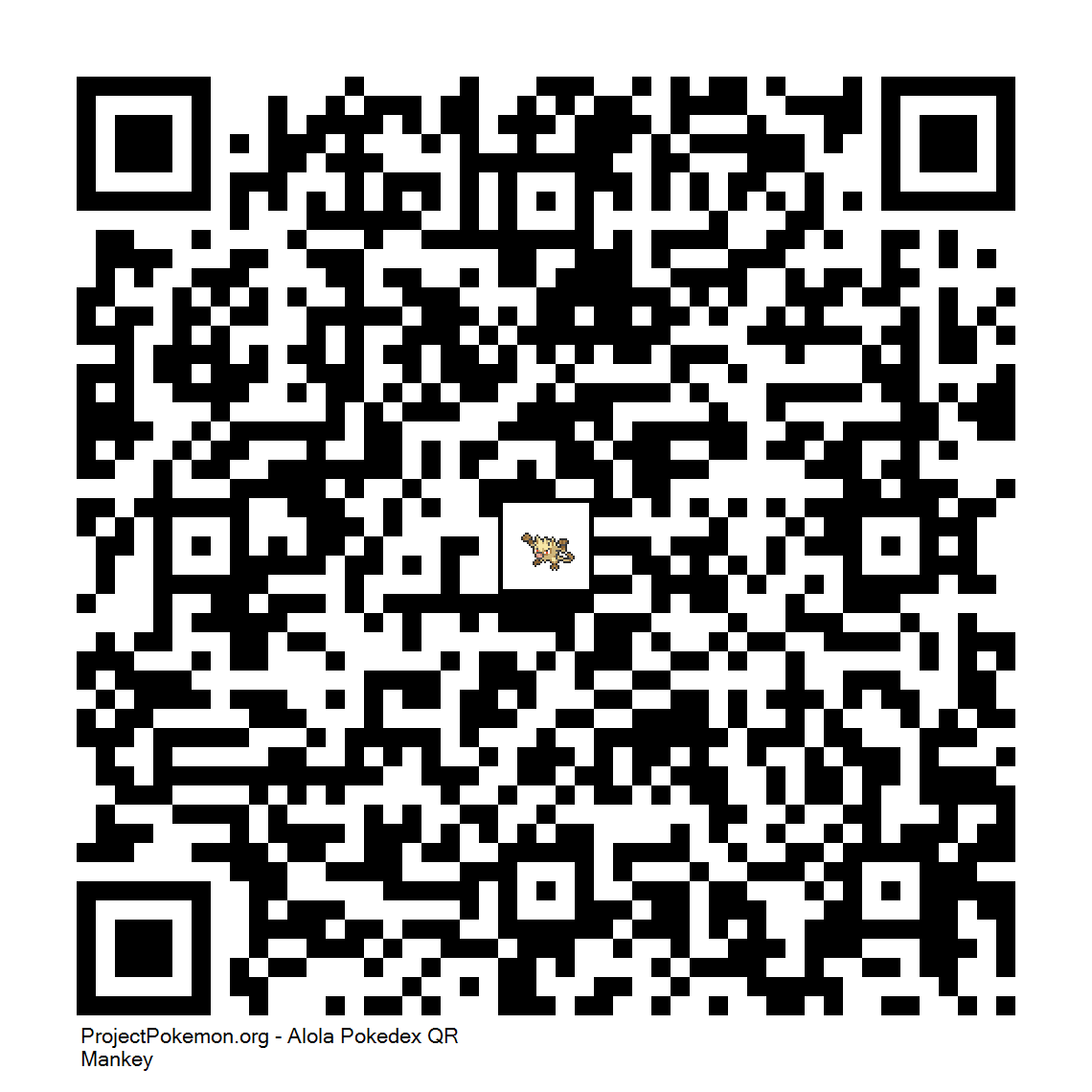 Cdigo QR de Mankey